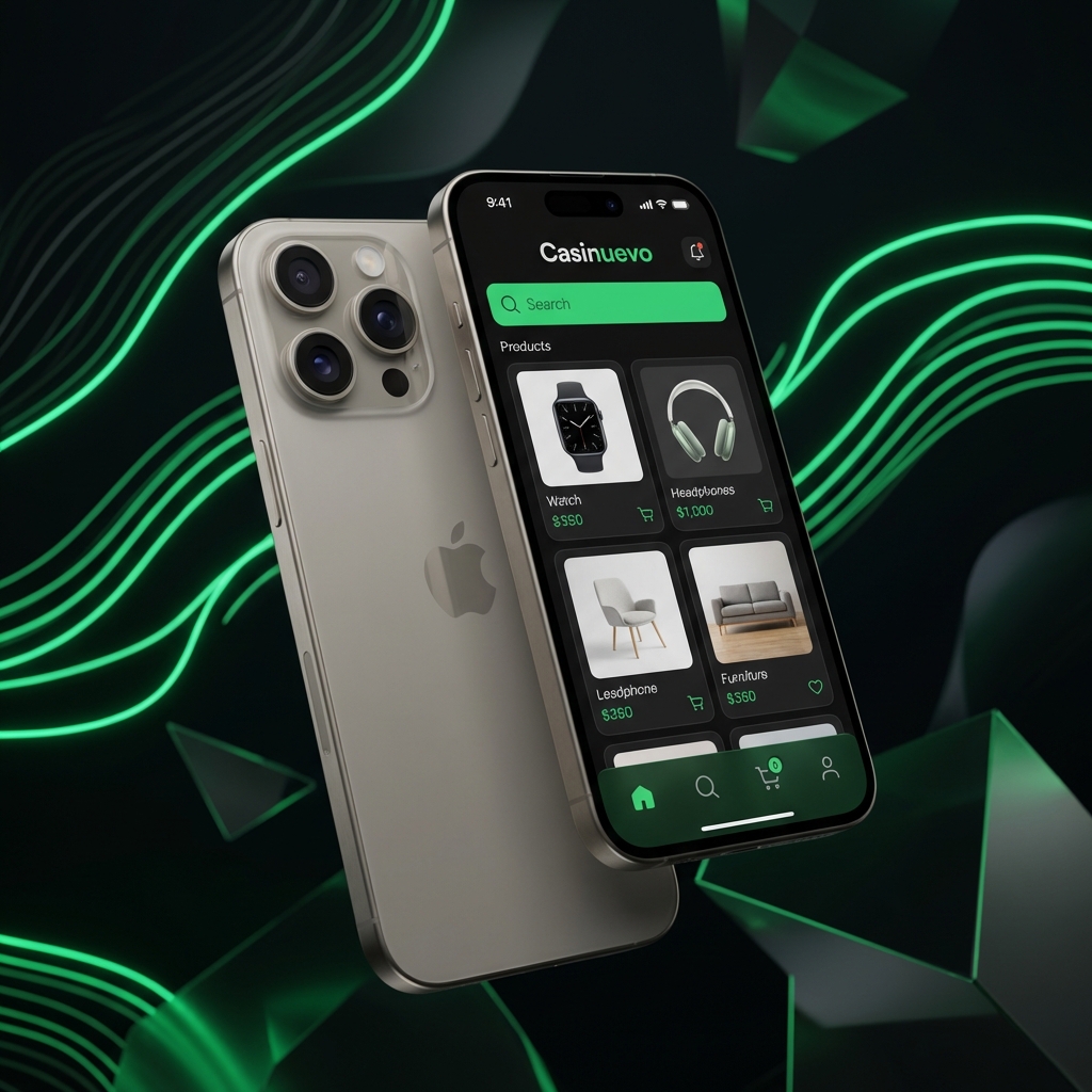 Casinuevo App Mockup en México